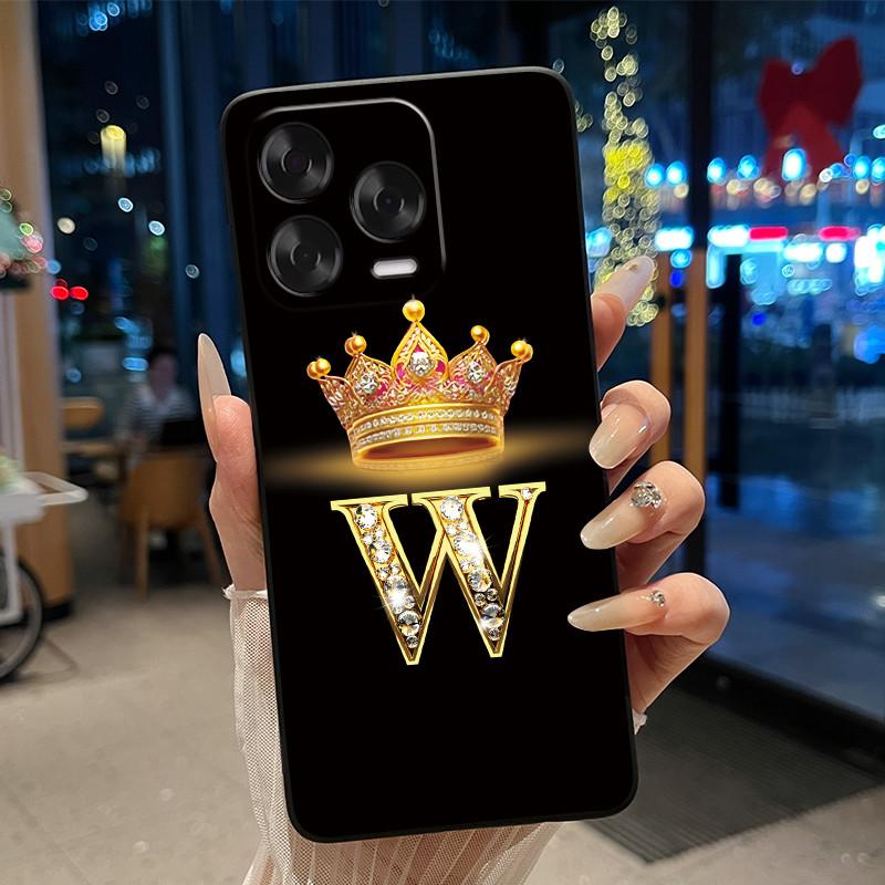 Case For ZTE Blade V70 Vita/Nubia V70 Design Soft Silicone Black Case Shockproof Beautiful Trendy Crown Letter Pattern Shell