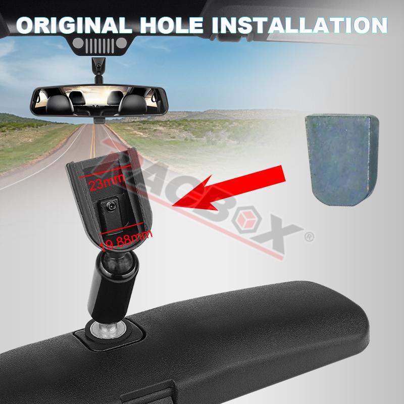 Anti Glare Car Interior Rearview Mirror Kit 8993023K for Jeep Wrangler YJ TJ Cherokee XJ for Vintage Jeep CJ-5 6 7 8 SJ J-Series Interior Mirrors6