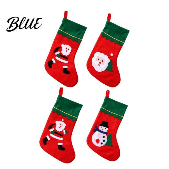Decorative Wall Pendants Christmas Stockings for Holiday Decoration Large Non-woven Fabric Hanging Socks with Festive Santa Seasonal Gift Packaging