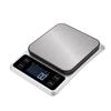 Stainless Steel Rechargeable Kitchen Scale, 0.1g Precision, 10kg Capacity