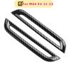 Stickers for MG4 EV 2026 2026 2026 LHD Car Front AC Outlet Cover Sticker Carbon Fiber Air Conditioning Trim Accessories
