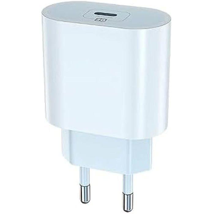 Chargeur Smartphone - EIGHTT - PD20W - Type C - Charge Rapide - 20W Max