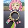 Demon Slayer Kanroji Mitsuri two-dimensional anime peripherals creative weaving adjustable bracelet high-value girlfriend gifts