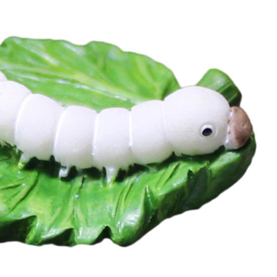 Caterpillar Garden Ornament Weatherproof Yard Art Decor Insect Model Outdoor