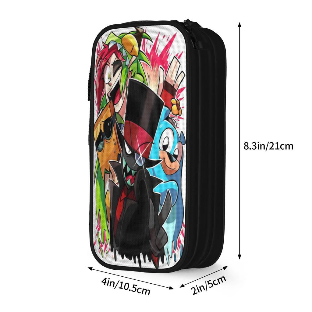 Classic Villainous Comdy Pencil Case  Pencilcases Pen Holder for Girls Boys Big Capacity Bag School Supplies Gifts Stationery
