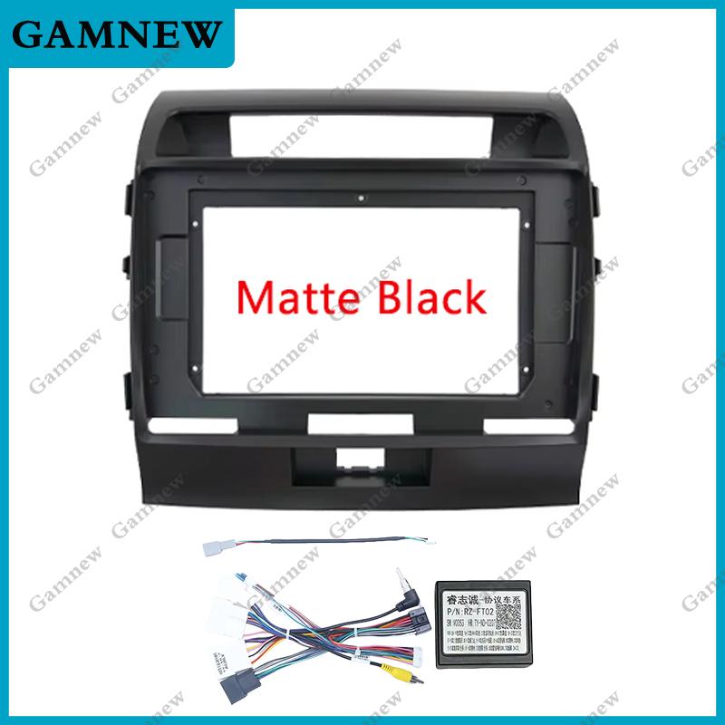 10,1 Zoll Auto DVD Stereo Radio Android Rahmen Panel Blende Kabel Für Toyota 2007-2015 LAND CRUISER Video Kabelbaum Adapter Player