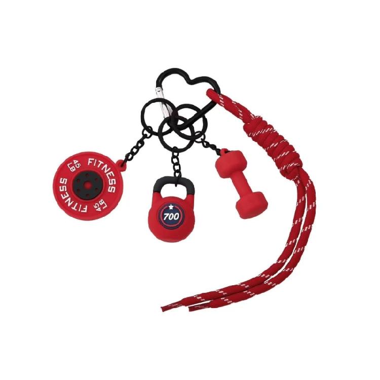 Athletic Styles Key Holder Premium PVC Construction Trendy Bag Charm For Sports Equipment Organization