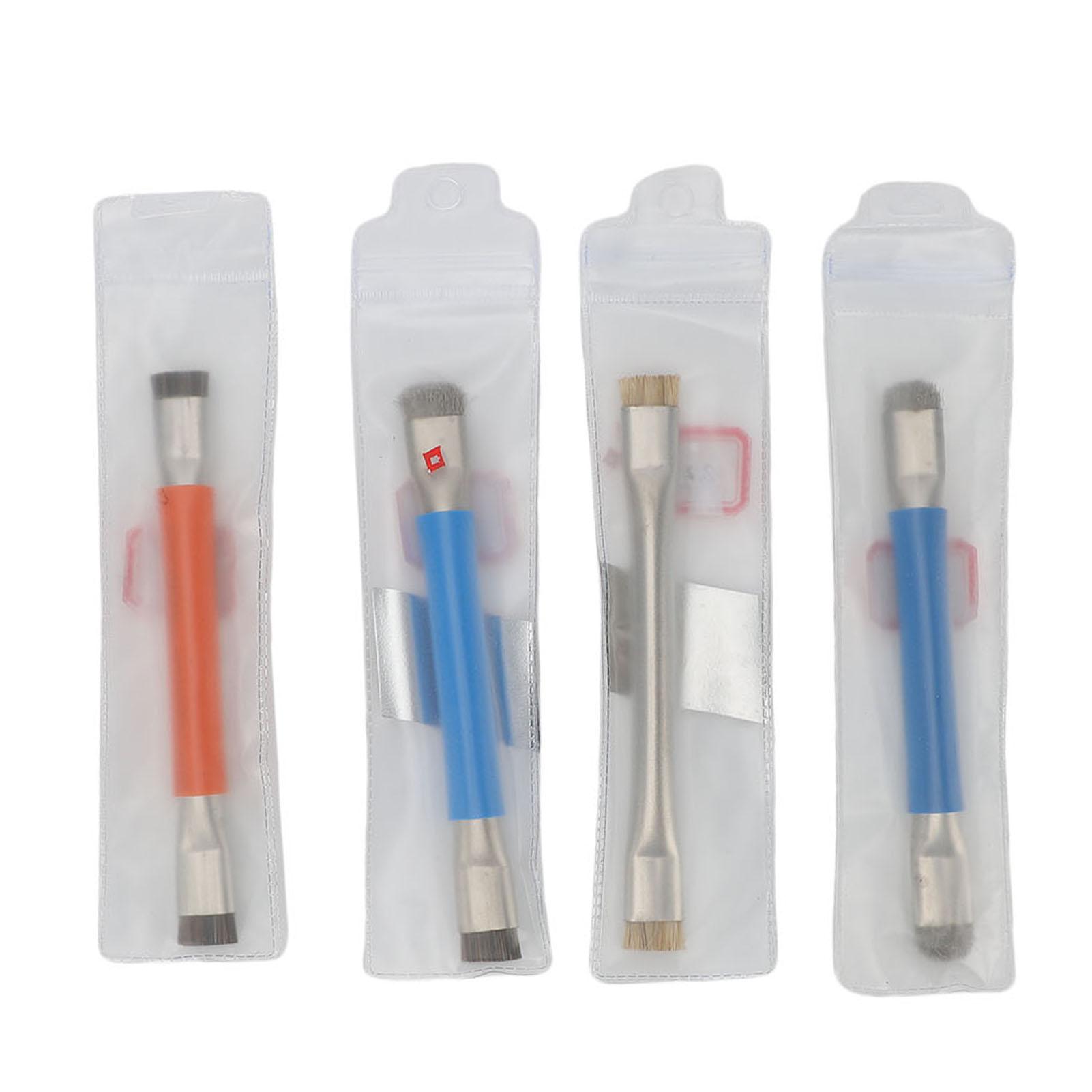 

4 Pack Anti Static IC Cleaning Brush Tool Double Head Motherboard Hard Brush for PCB Mobile Phone Repair