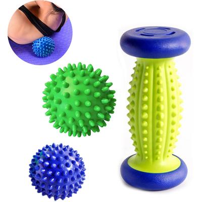 Durable And Safe Foot Massage Roller Spiky Massage Balls For Plantar Fasciitis Relief Trigger Point Therapy Back Arm Neck Circulation Roller