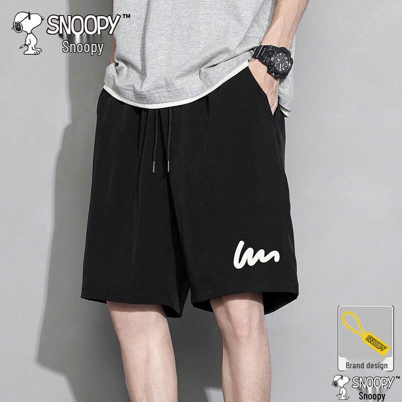 

SNOOPY Men s Summer Loose Fit Casual Shorts XL