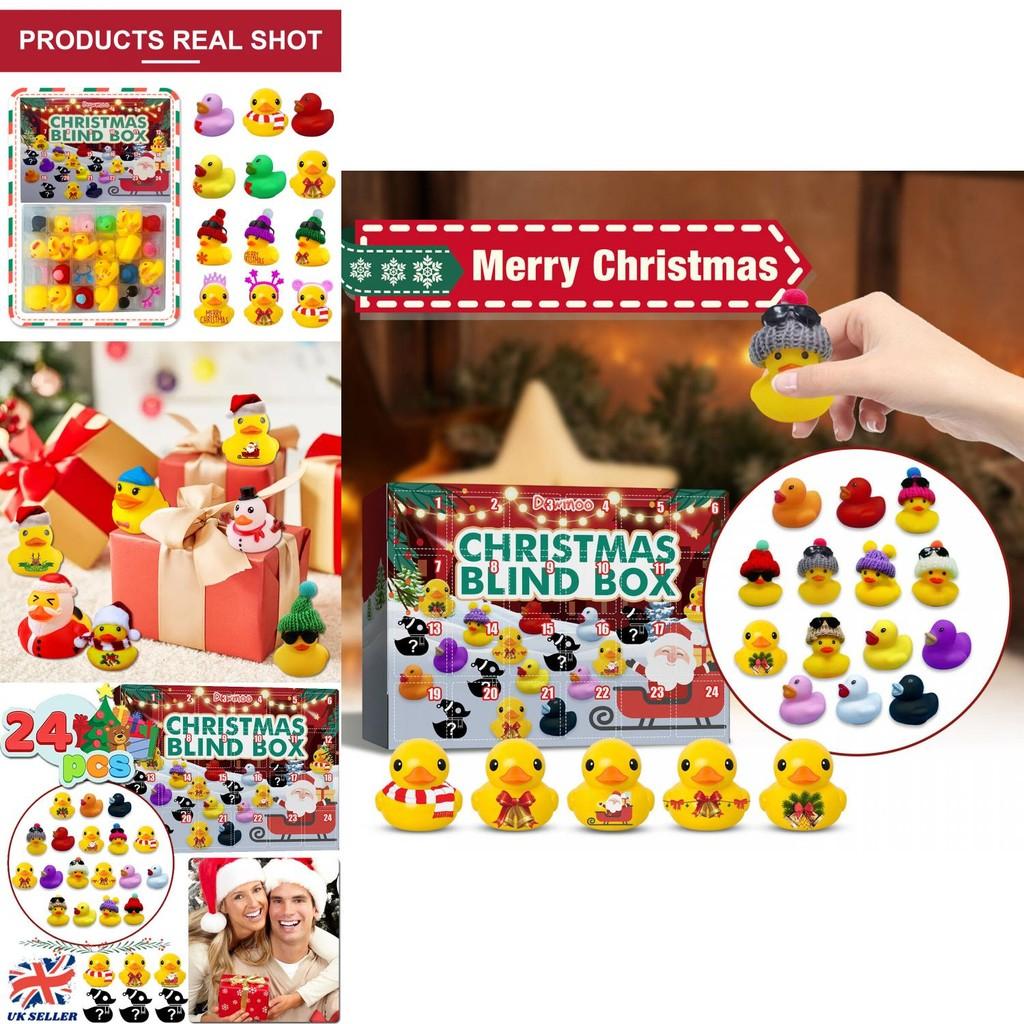 Unique Christmas Themed Rubber Ducks Advent Calendar For Kids