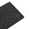 Daks Black Imported Leather Card Holder Louis Embossed Dd Pattern