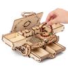 Wooden 3D Three-Dimensional Diy Hands-On Assembly Of Antique Jewelry Boxes, Handicrafts, Boys And Girls, Gifts, Movable Assembly Toys