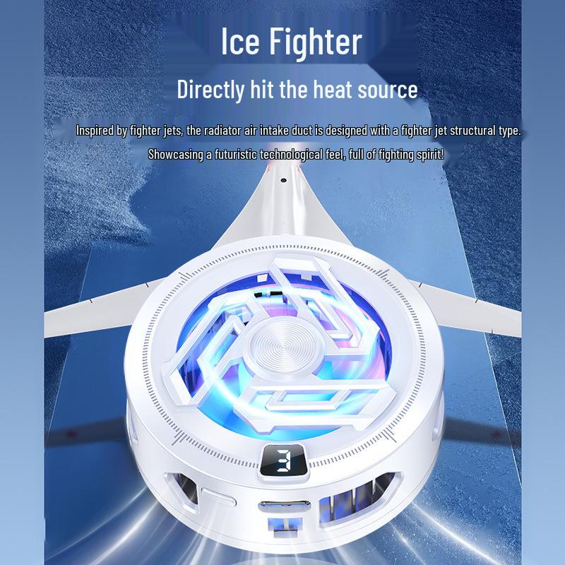Icing Phone Cooler: Magnetic Semiconductor Heat Dissipation Clip for Gaming & Streaming