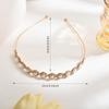 Französisches Barock Strass Perlen Haarreif - Doppellagig Retro Hofstil Haaraccessoire für Damen