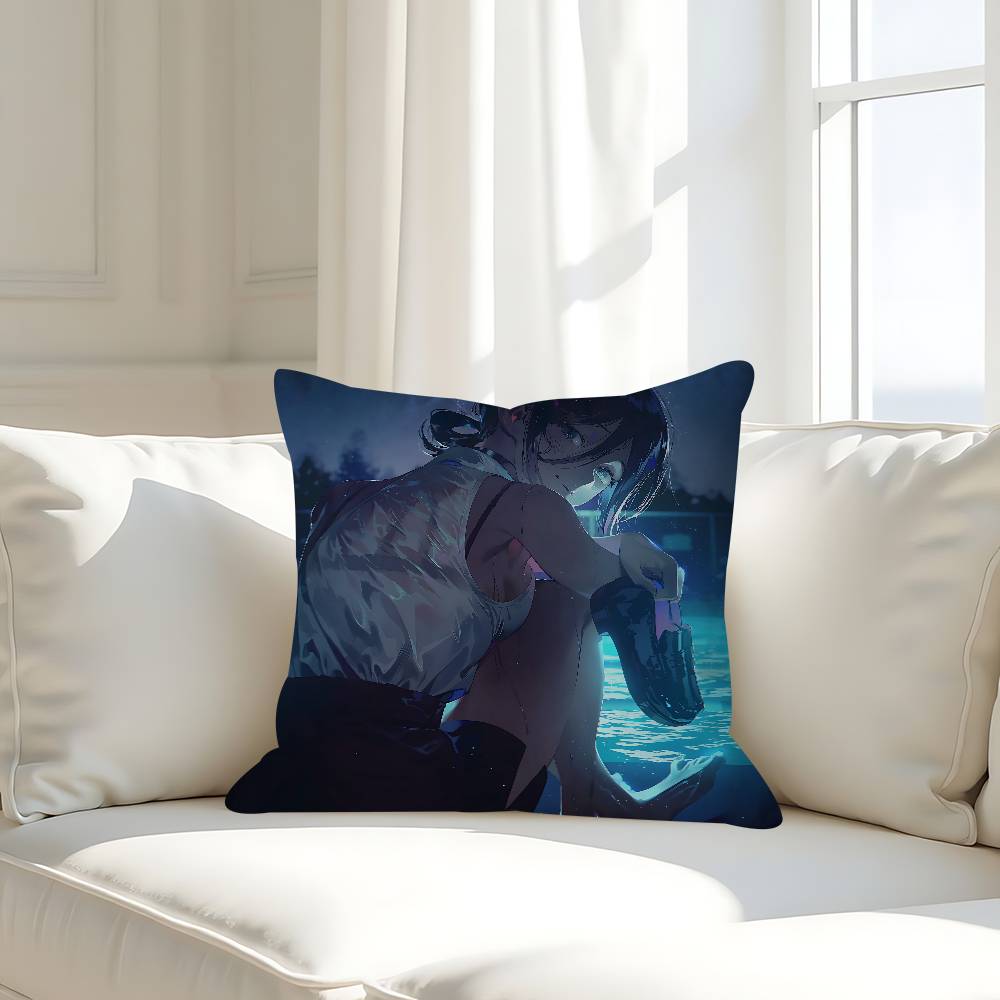R-Reze Anime Pillow Anime Pillow Sofa Bed Head Pillow Cover Cushion Cover 45x45 Cm Fashion