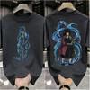 Plus Size Demon Slayer Anime Print Men and Women Tshirt Casual Parentchild Top Fashionable Summer Cotton Harajuku Y2K Street