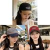 Embroidered Letter Baseball Cap With Wide Brim Sun Hat For Men Women