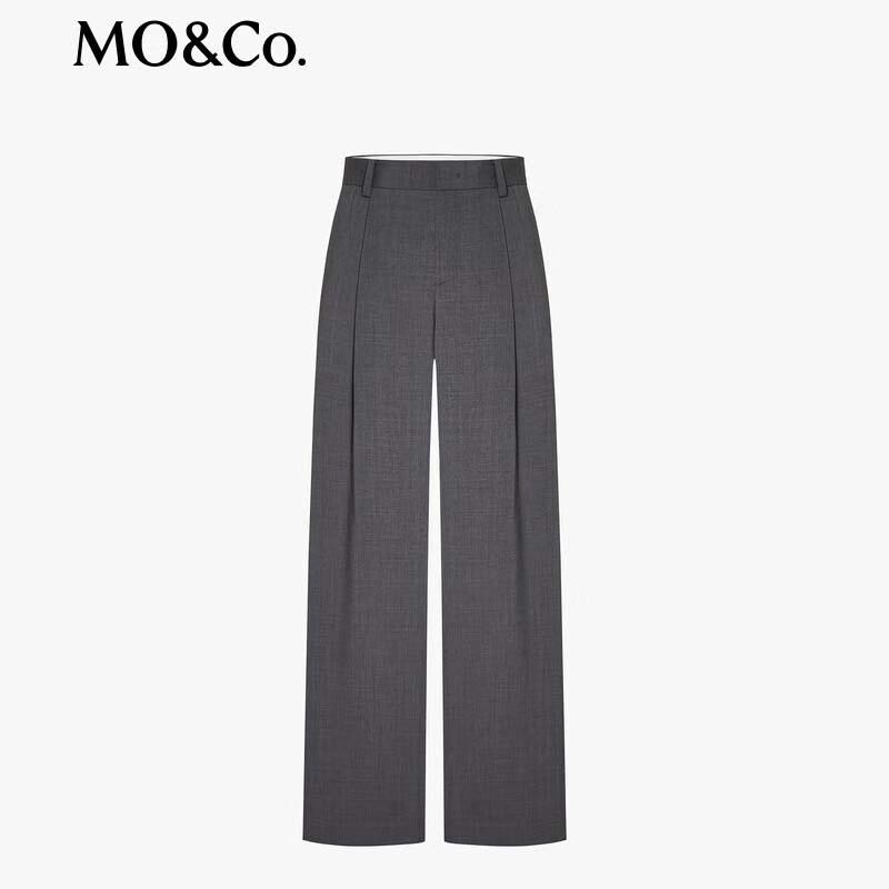 MO&Co. Women's High-Waist Wide-Leg Trousers MBE3PAT006