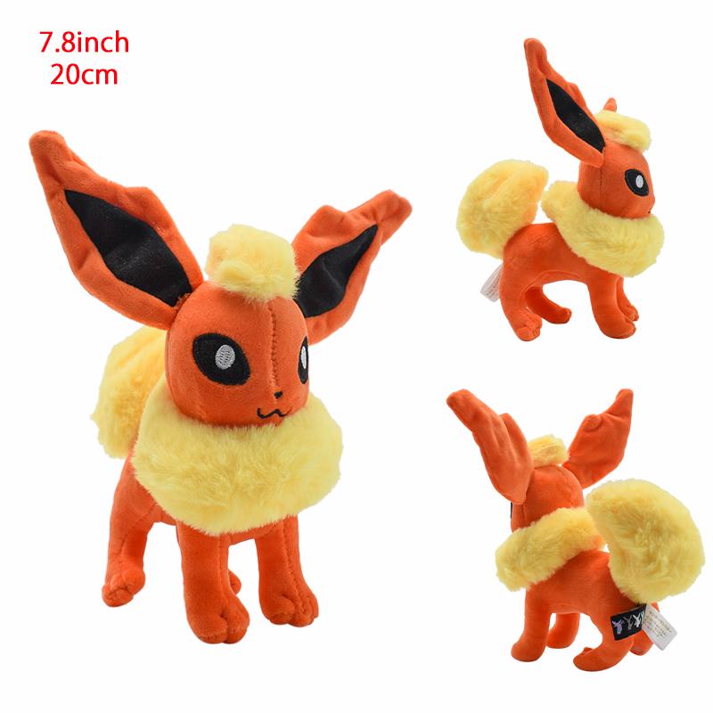 14 Style Standing Eevee Plush Toy Shiny Umbreon Vaporeon Jolteon Flareon Espeon Leafeon Stuffed Doll Peluche Gift