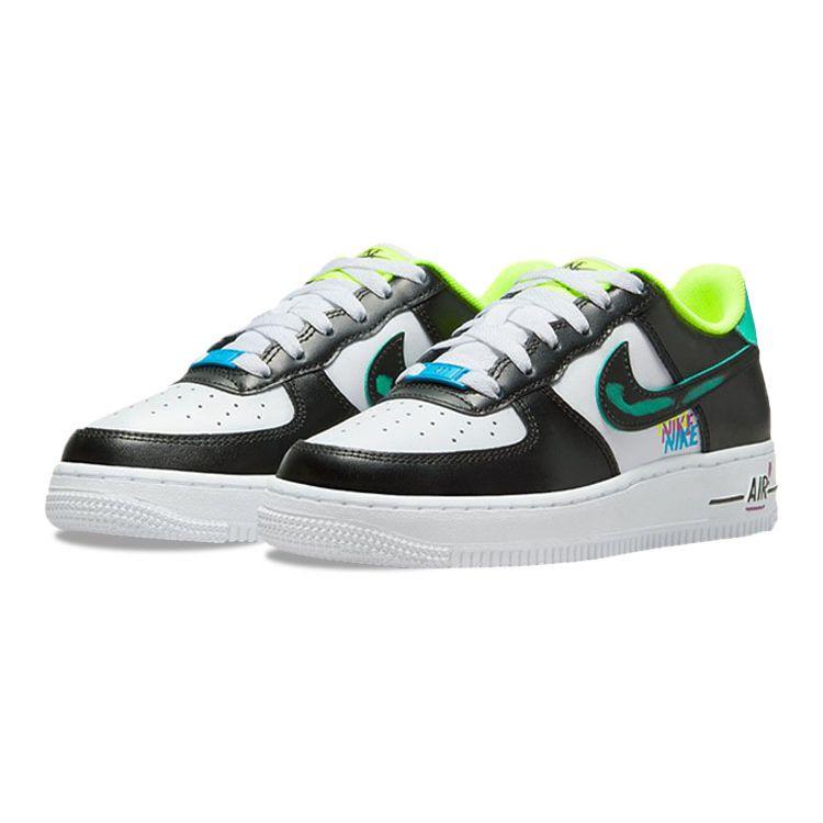 Nike Air Force 1 LV8 GS Graffiti Παιδικά Αθλητικά Παπούτσια Λευκά Laser-Blue Volt DX3349-100