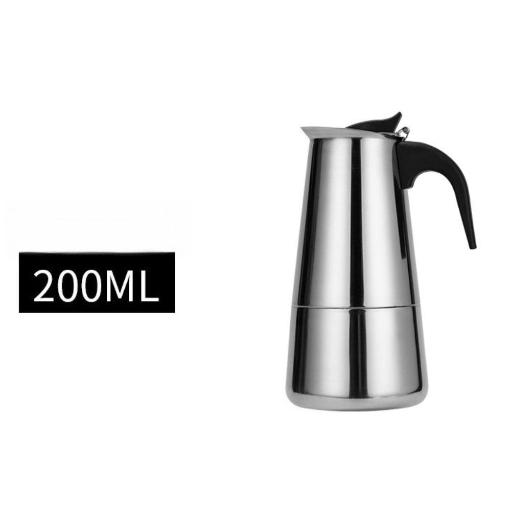 Stainless Steel Coffee Pot Mocha Espresso Latte Percolator Stove Portable Coffee Maker Drink Tool Latte Stovetop Coffee Maker