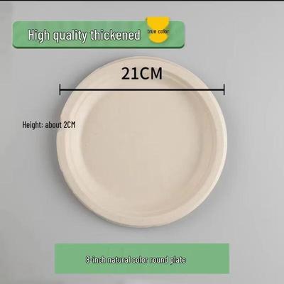 8-inch Heavy Duty Disposable Paper Plates