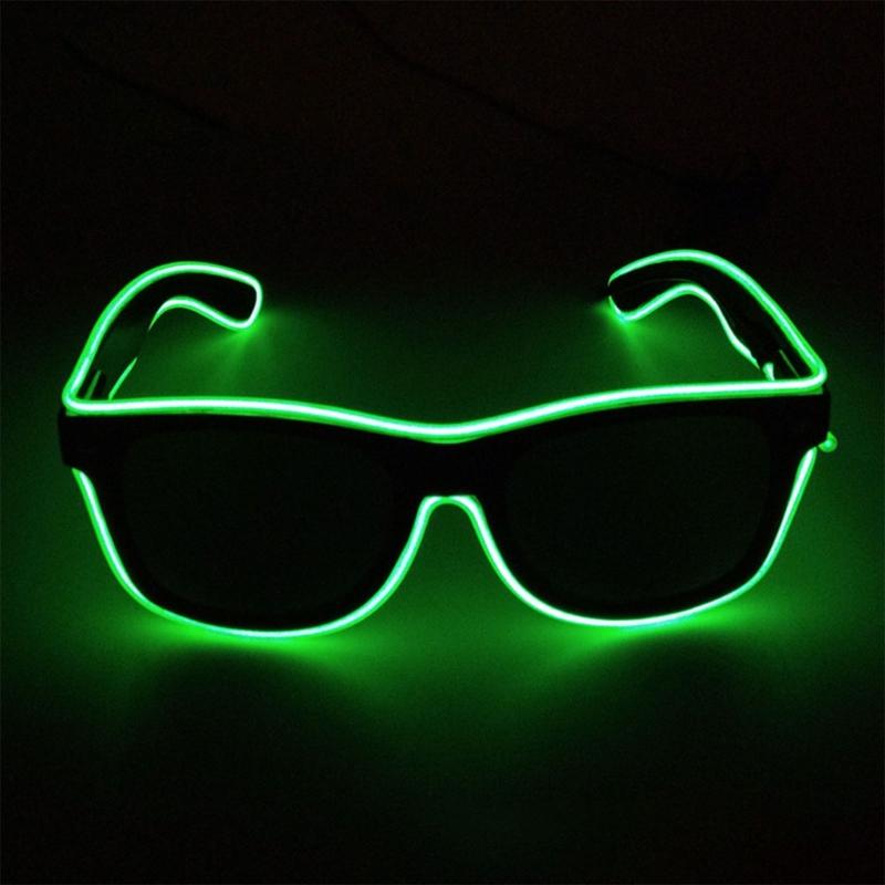Decorative Glasses Trendy Glowing Glasses Light Up Party Decorations Christmas Gift Unique Take Photo Props