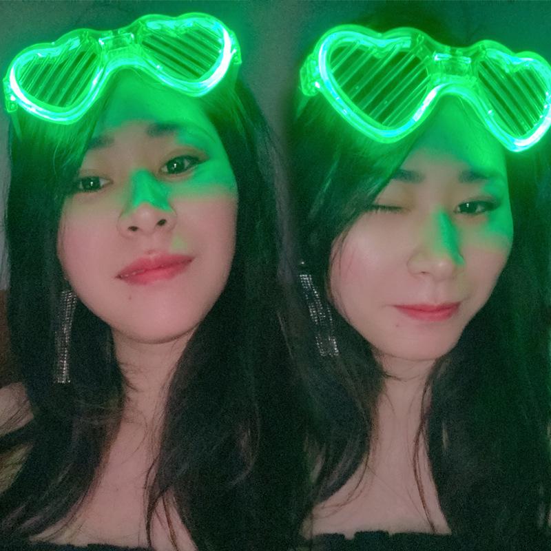 Светодиодные мигающие очки-жалюзи для вечеринок и концертов