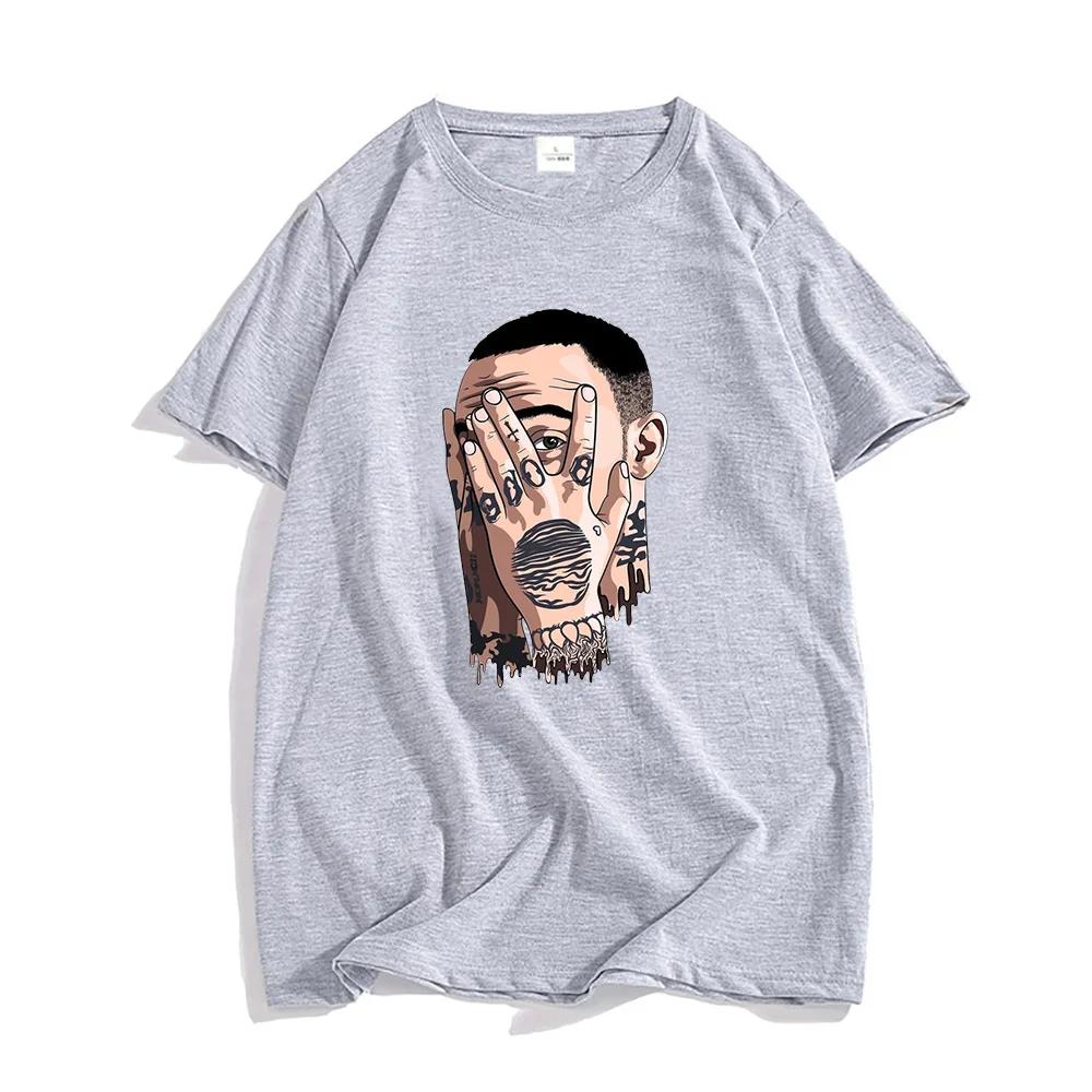 Rapper Macc Miller Printing T-shirts  Pure  Shirts Men/women Hip Hop T Shirt Summer Loose Casual Short Sleeve Clothing