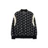 MLB New York Yankees Letter Print Color Block Jacket Unisex Jacket Black 3AJPM0131-50BKS