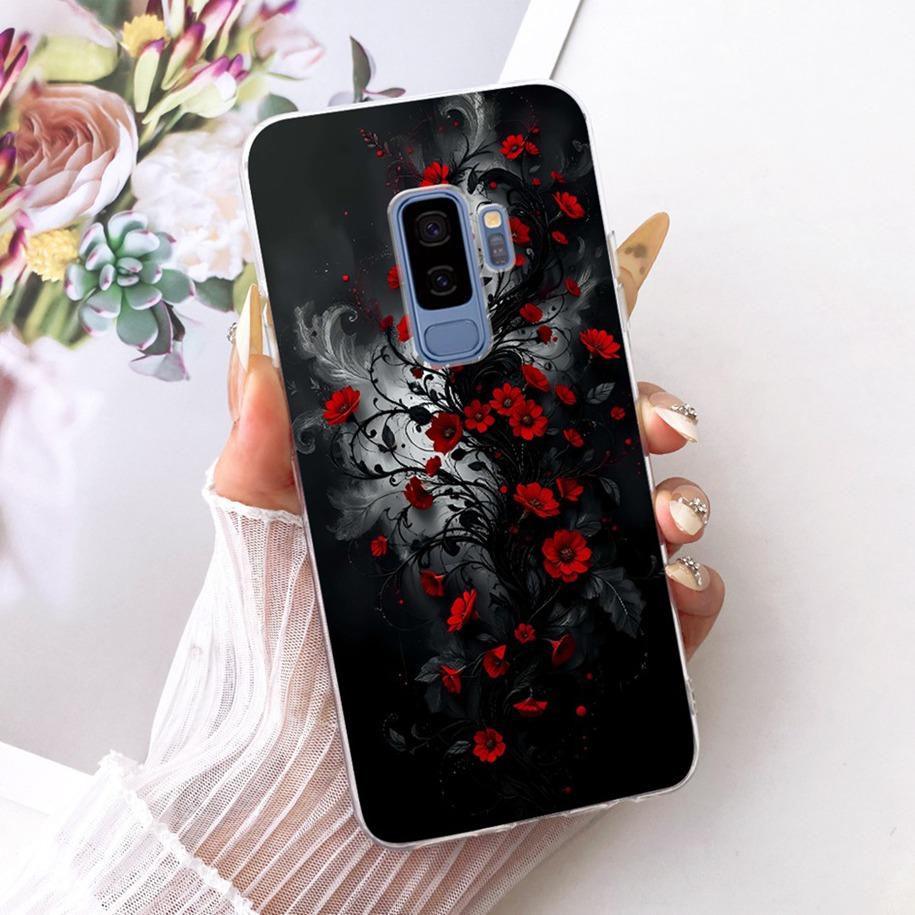 For Samsung Galaxy S9 S9+ Case SM-G960F SM-G965F Cover Fashion Dragon Lion Cartoon Soft Silicone Bumper on Samsung S9 Plus Shell