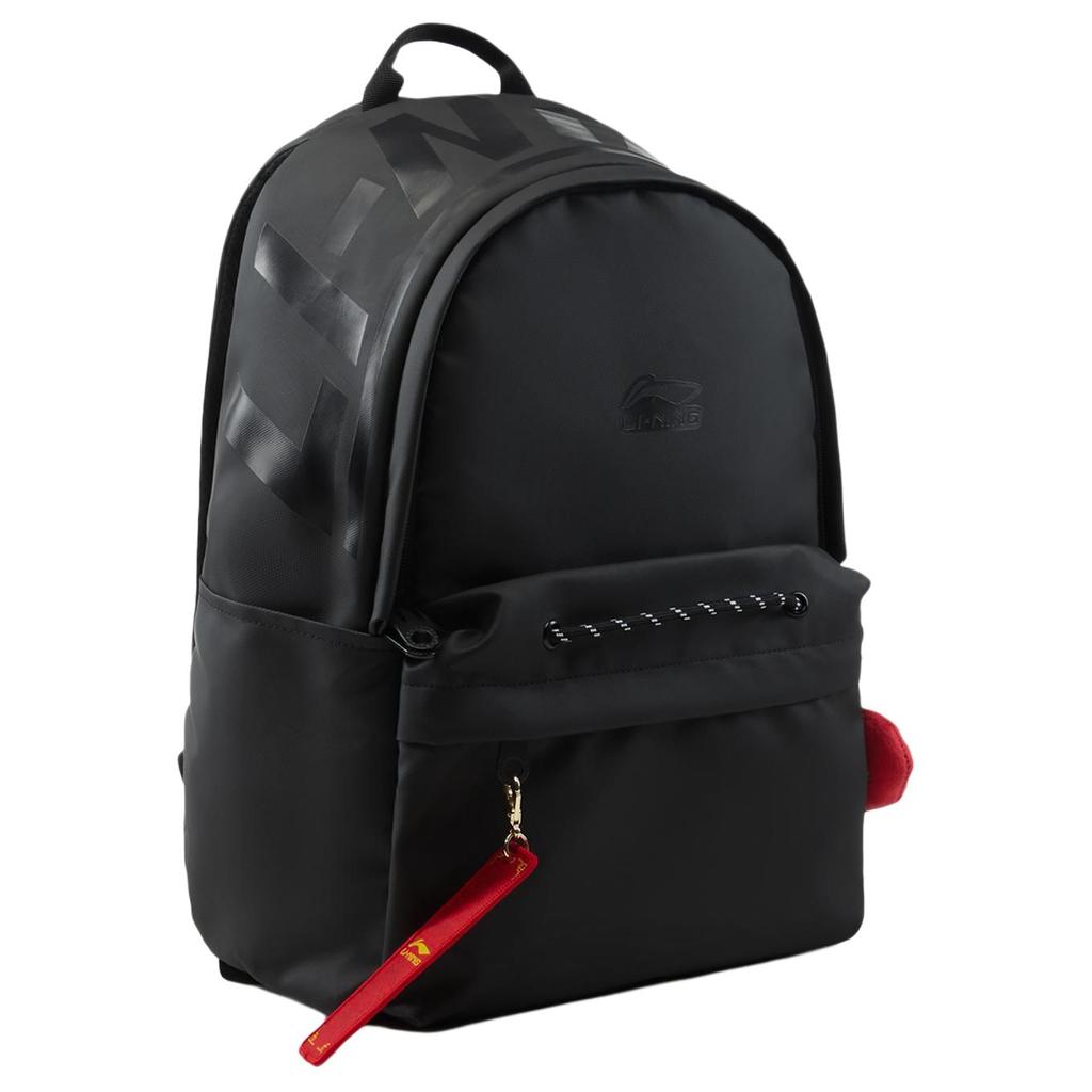 New LiNing Rijin Doujin Collection Polyurethane Backpack Unisex Black ABSV005-1