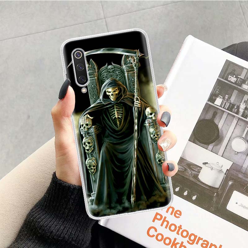 Skull Skeleton Grim Reaper Phone Case For Xiaomi Redmi Note 13 14 15 Pro Plus 12S 12 14S 11S 11E 10 10S 11 11T 5G 4G Cover Coque