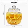 Large Capacity Pickle Jar Vacuum Sealed Glass Food Storage Container Thickened Glass Jar  Household