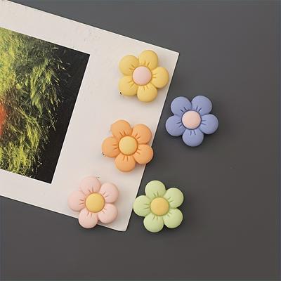 5 Stück Gänseblümchen Sonnenblume Magnetische Kühlschrankaufkleber Können für Whiteboard, Büro, Heimdekoration verwendet werden