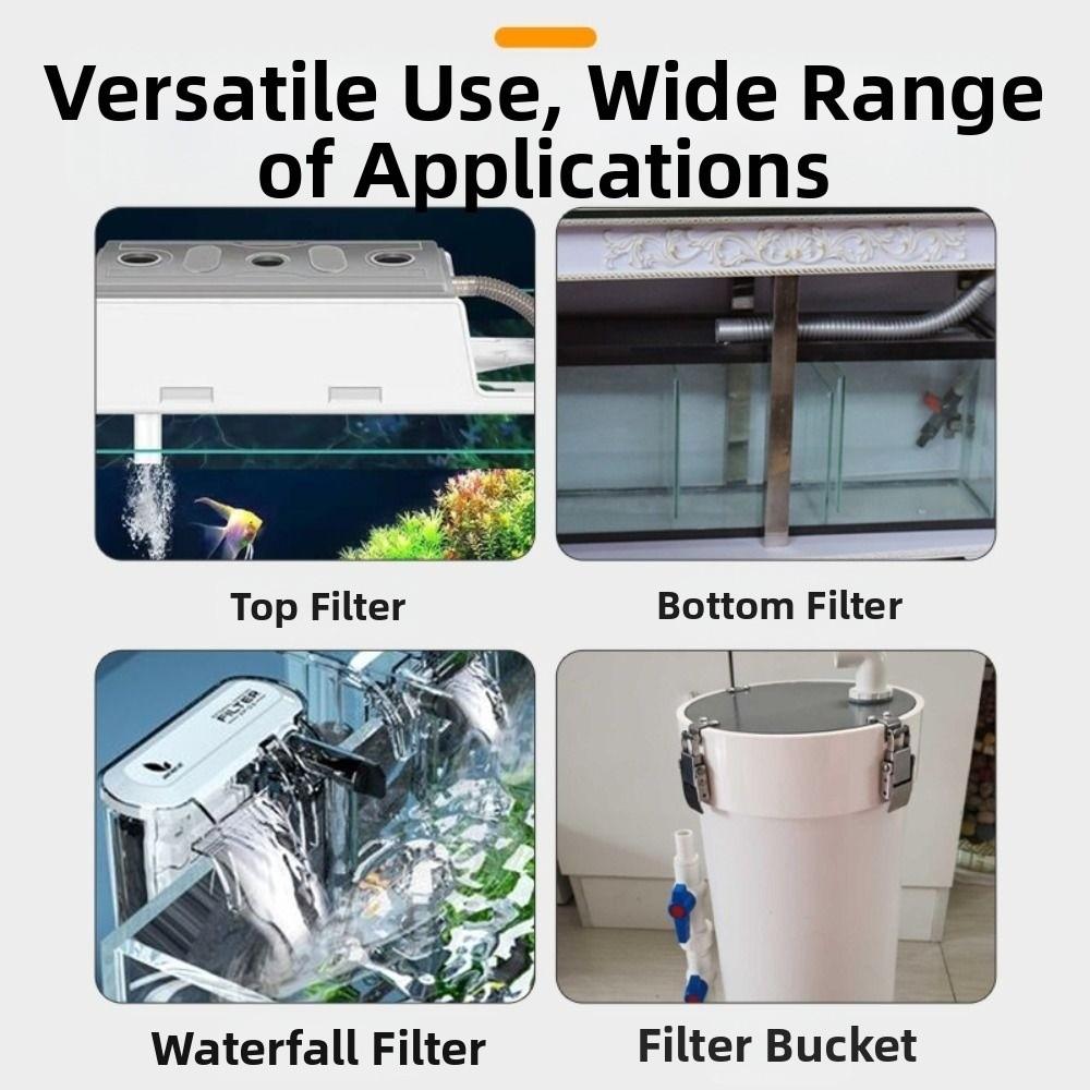 Filtro Bioquímico Reutilizável Mídia Filtrante de Alta Densidade para Aquário Espuma Acessórios para Aquário