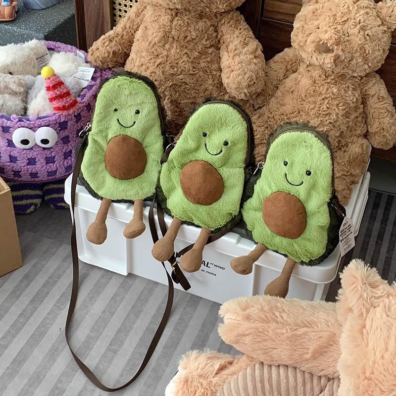 

Jellycat UK Зеленый Плюшевый Кроссбоди Сумка на Плечо Авокадо 15x29 cm