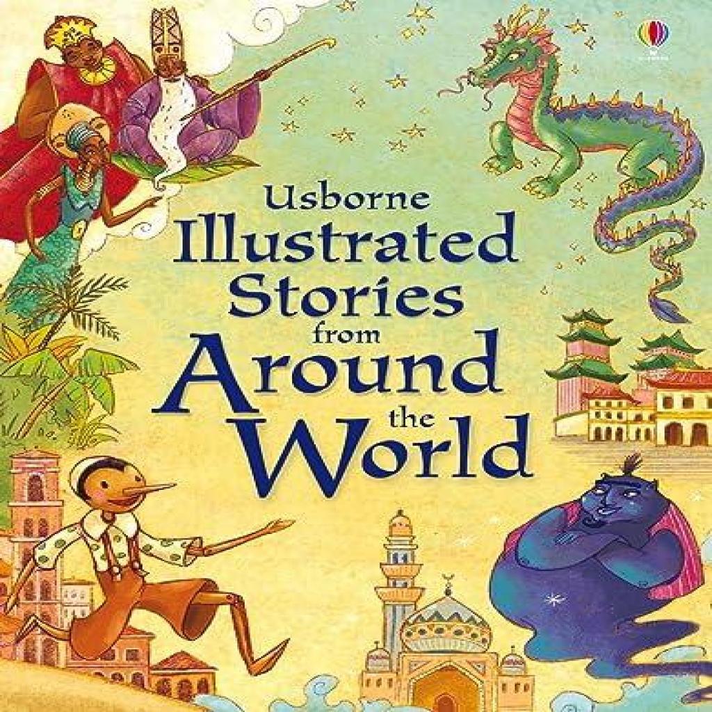 Illustrated Stories from Around the World by Lesley Sims Hardback Book 9781409516491