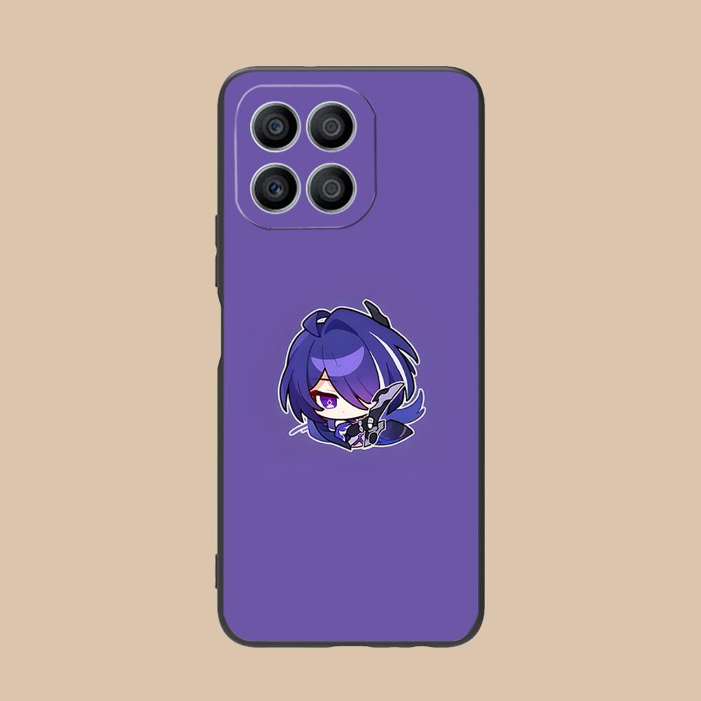 HSR Acheron Matte TPU Mobile Phone Case for Honor 90 80 70 60 50 30 20 10 9 8 7 Pro S SE Lite 5G Colorful Printing Cover