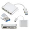 Karta graficzna z usb 3.0 na hdmi oraz vga splitter