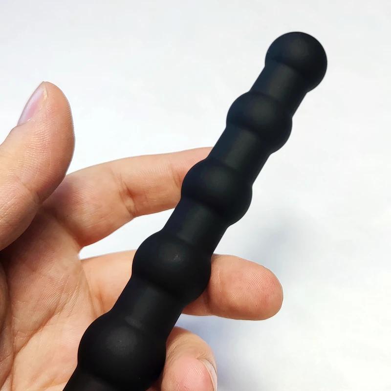 Double Penetration Dildo Vibrator Sex Toys For Couples Anal Beads Butt Plug G Spot Massager For Men Adults 18+