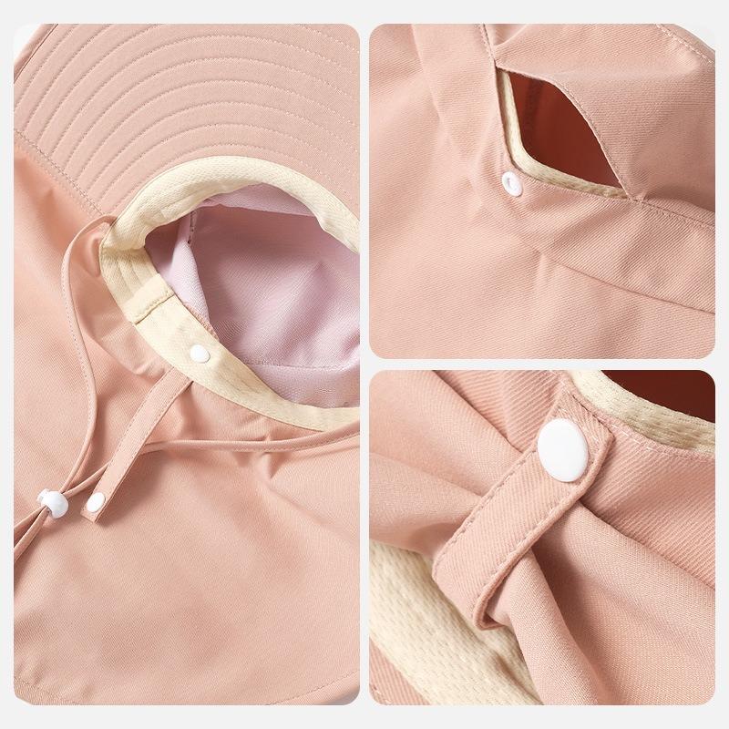 Summer Shawl Bucket Hat Hat Sun Hat Women Sun Protection Cycling Sun Protection Sun Hat Big Brim Face Covering Mountaineering Hat