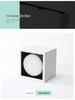 Double-Head GX53 LED Surface-Mounted Downlight, No-Hole, Square Gimbal, Four-Head Ceiling Light for Living Rooms