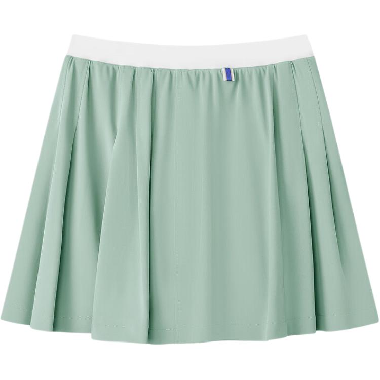 Skechers SS25 Classic Series Fashion Simple Moisture-Wicking Quick-Dry Breathable Skirt Pants Casual Skirt Women skirts Iceberg-Green L225W039-05F3