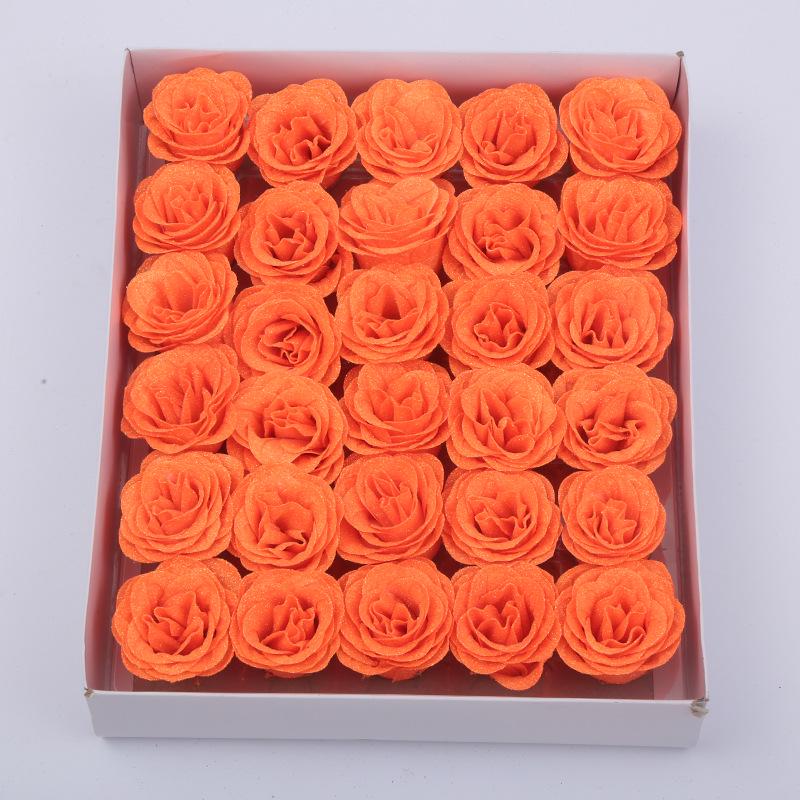 Rose Gold Crystal Glitter Blue Enchantress Flower Bouquet DIY Kit for Valentine's Day