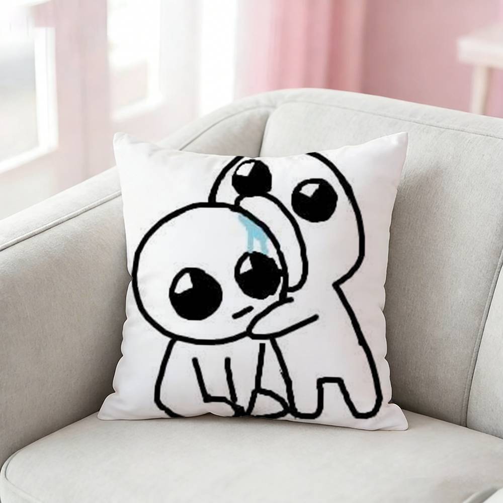 

TBH Autism Yippies Creature Pillow Case Pattern Printed Pillowcase For Living Room Sofa Cushion Cover 30x30cm