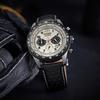Citizen Reloj FF Light Movimiento de Cuarzo Alimentado por Luz Correa de Cuero de Vaca Relojes para Hombre Esfera Gris CA4559-13A