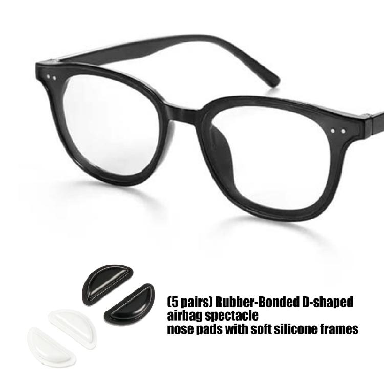 MultiPacks Silicone Nose Pad for Sports Glasses Shock Absorbing NonSlip Eyewear Comfort Inserts Nose Cushions Accessory