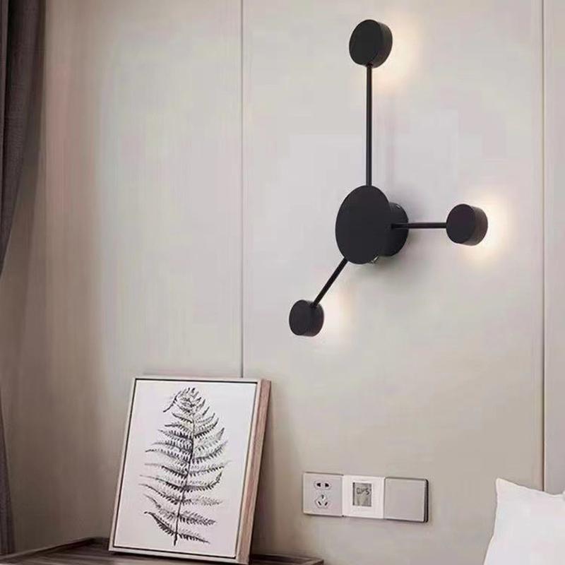 Lampa de noptiera dormitor stil scandinav modern personalitate creativa simpla scara culoar fundal perete lumini decorative